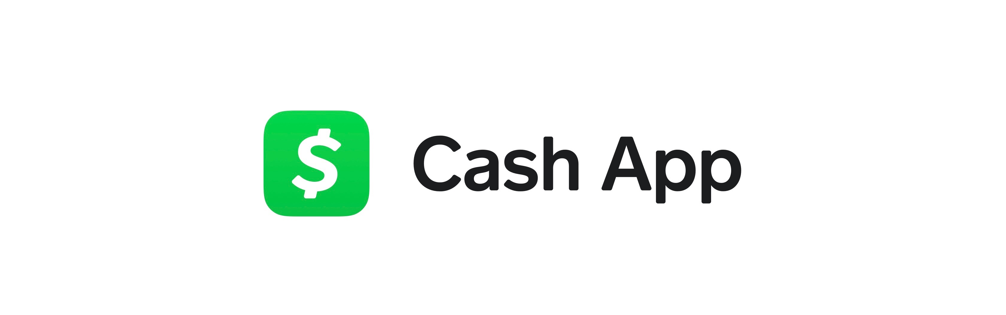 green dollar sign block logo with "Cash App" black text logo, offers bitcoin purchase function