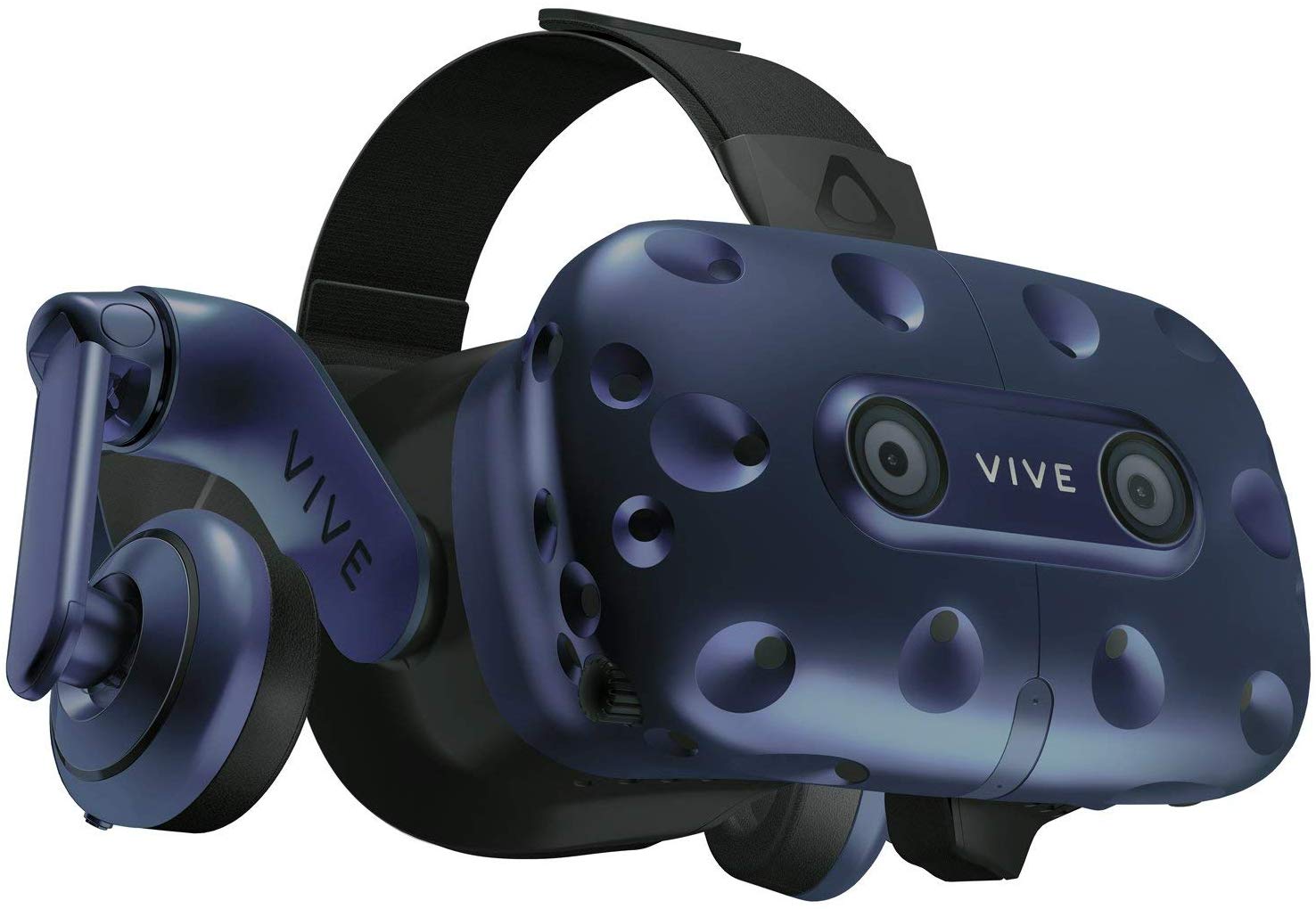 HTC Vive Pro Virtual Reality Headset, against white background