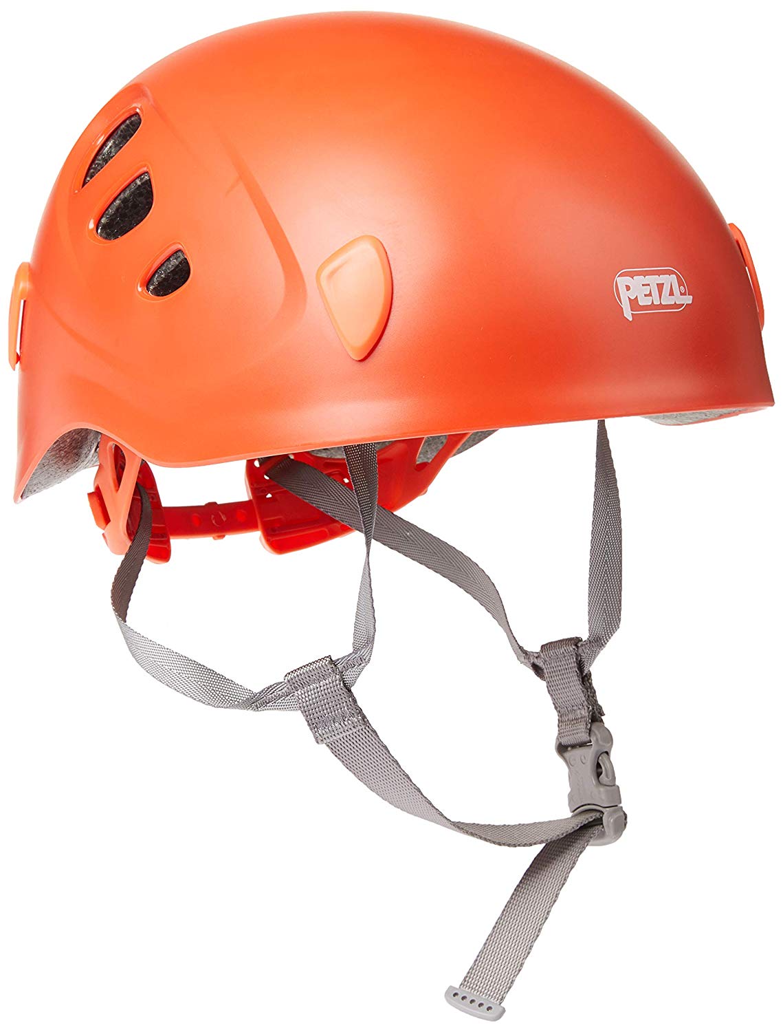 petzl rock climbing beginner helmet orange