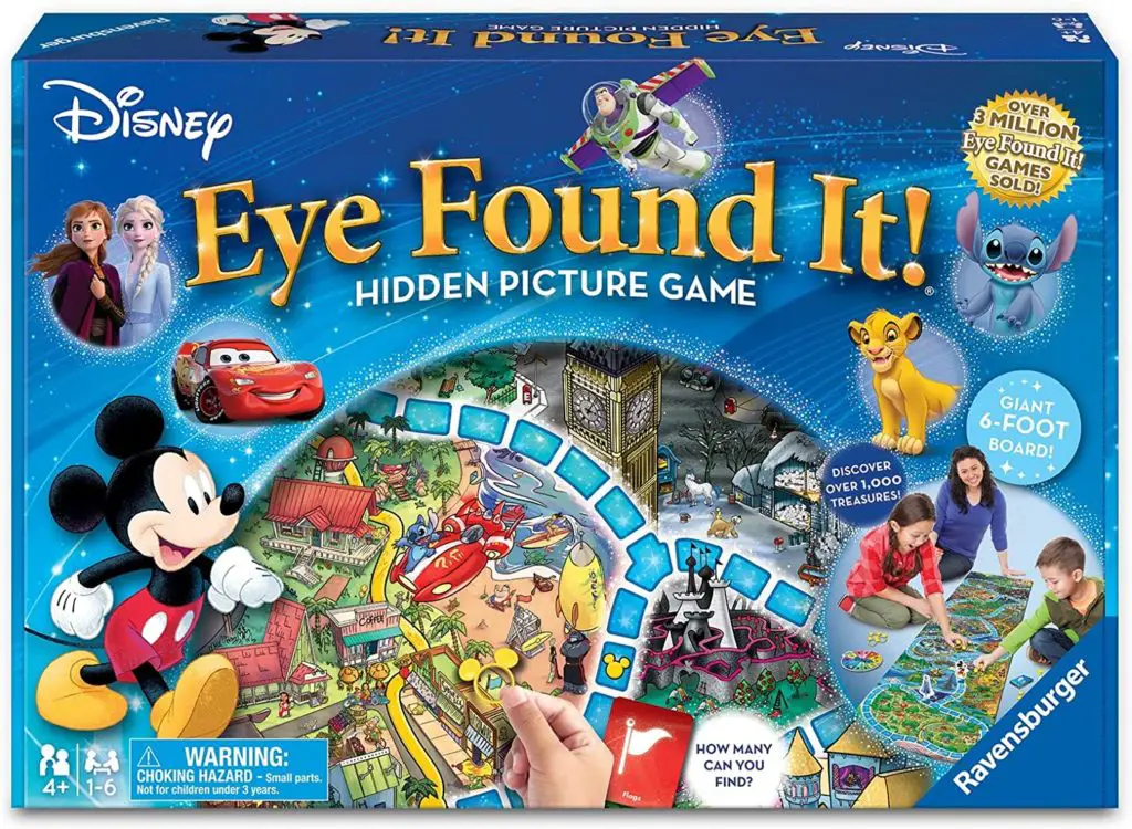 seek and find games Eye Found It Disney hidden object game packaging cover