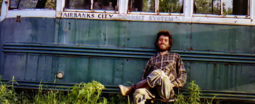 Chris McCandless camping quotes on the wilderness of Alaska