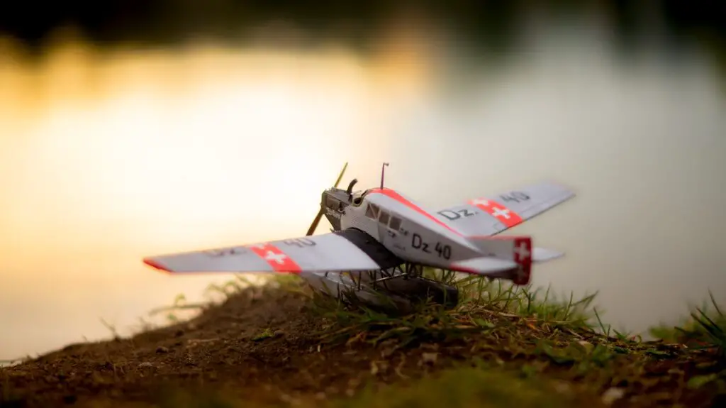 model airplane; hobby to work with your hands