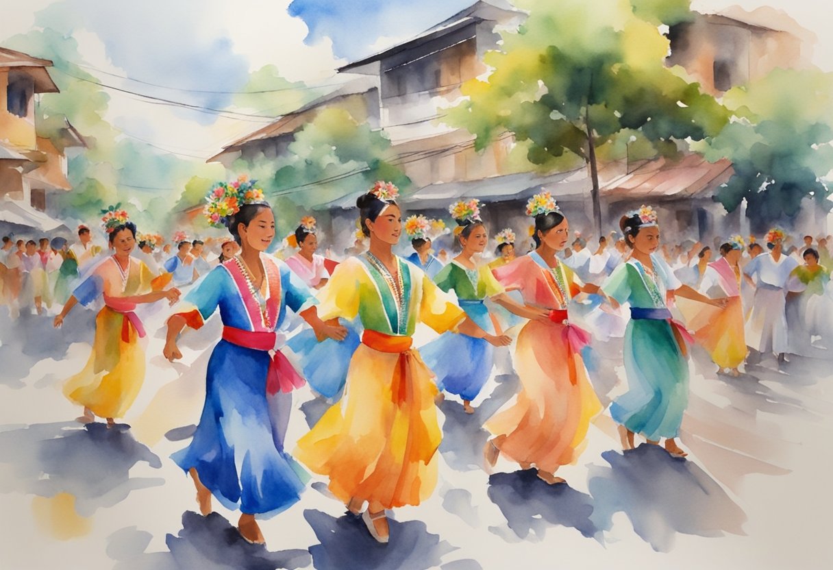 Colorful festivals fill the streets, with dancers moving to the beat. History and culture come alive in the Philippines